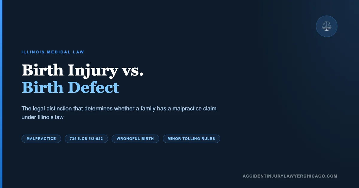 Birth Injury vs. Birth Defect: The Legal Distinction in Illinois