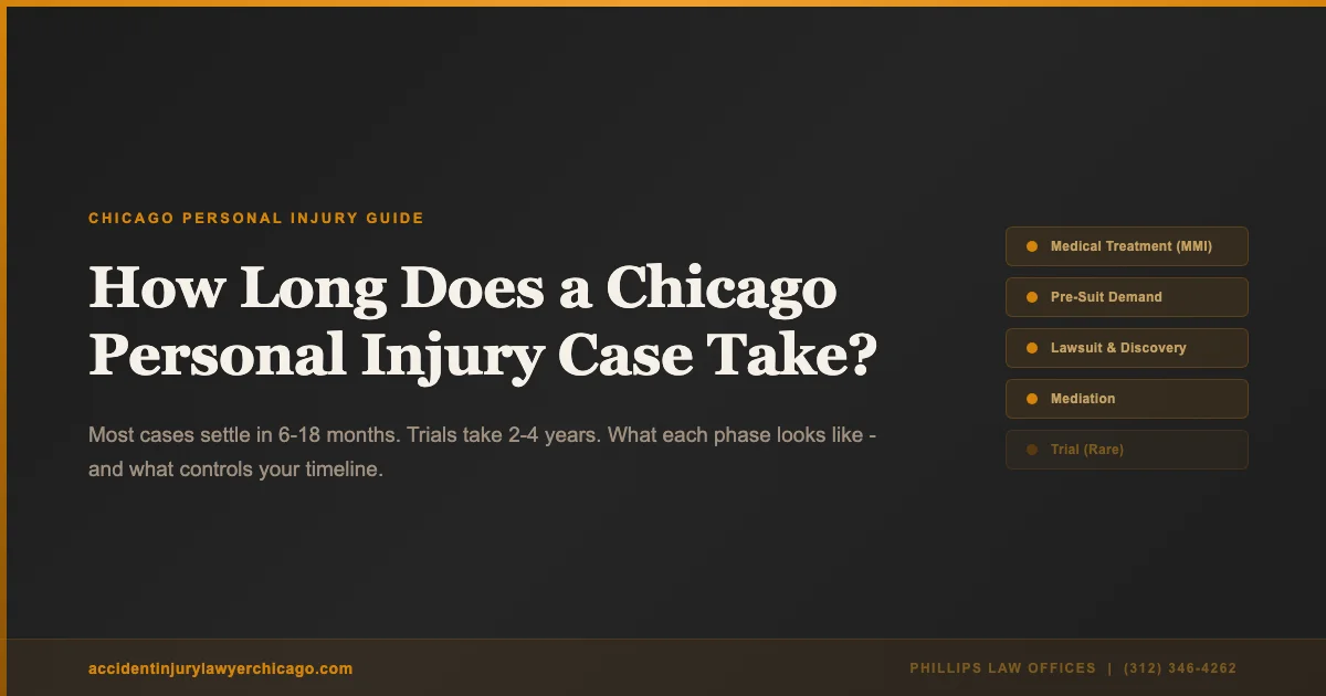 How Long Does a Chicago Personal Injury Case Take?