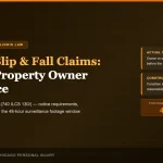 Illinois premises liability notice requirement — actual vs. constructive notice in Chicago slip and fall claims
