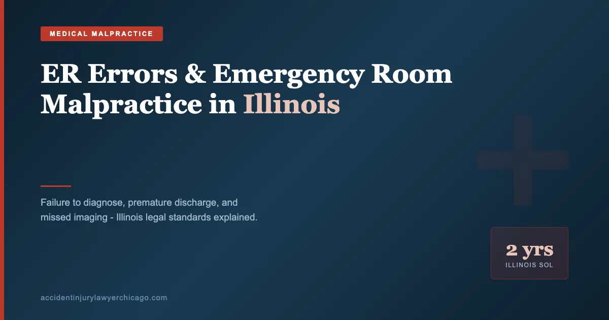 ER Errors and Emergency Room Malpractice in Illinois