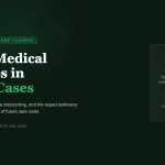 Dark editorial cover for Future Medical Expenses in Illinois Personal Injury Cases guide by Phillips Law Offices