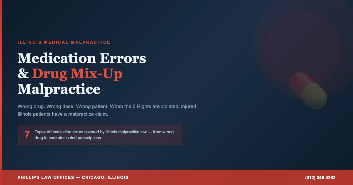 Medication Errors and Drug Mix-Up Malpractice in Illinois