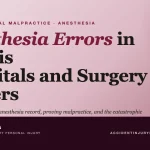 Editorial cover graphic for guide on Illinois anesthesia errors in hospitals