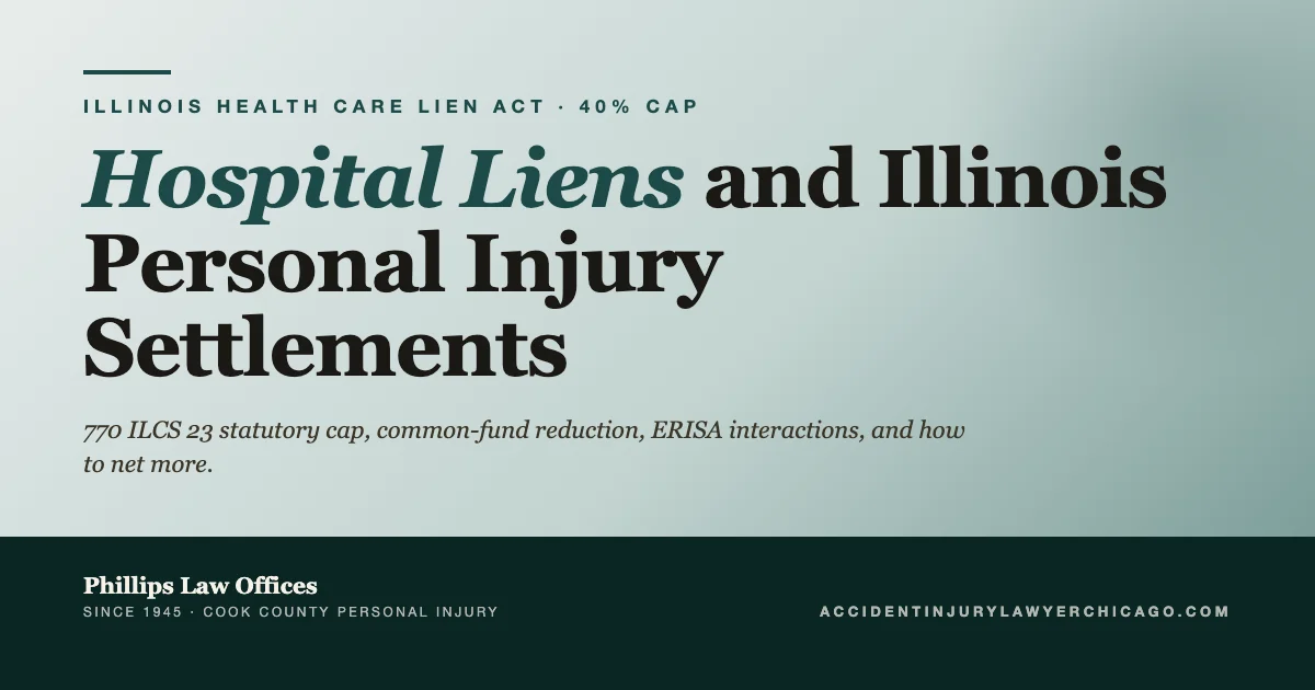 Hospital Liens and Illinois Personal Injury Settlements