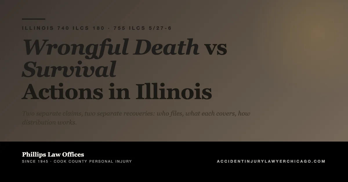 Wrongful Death vs Survival Actions in Illinois