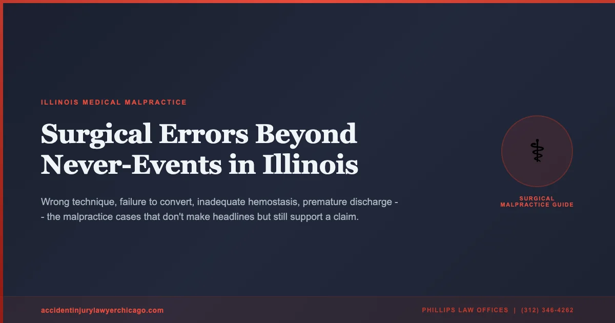 Surgical Errors in Illinois — Malpractice Claims Beyond Never-Events