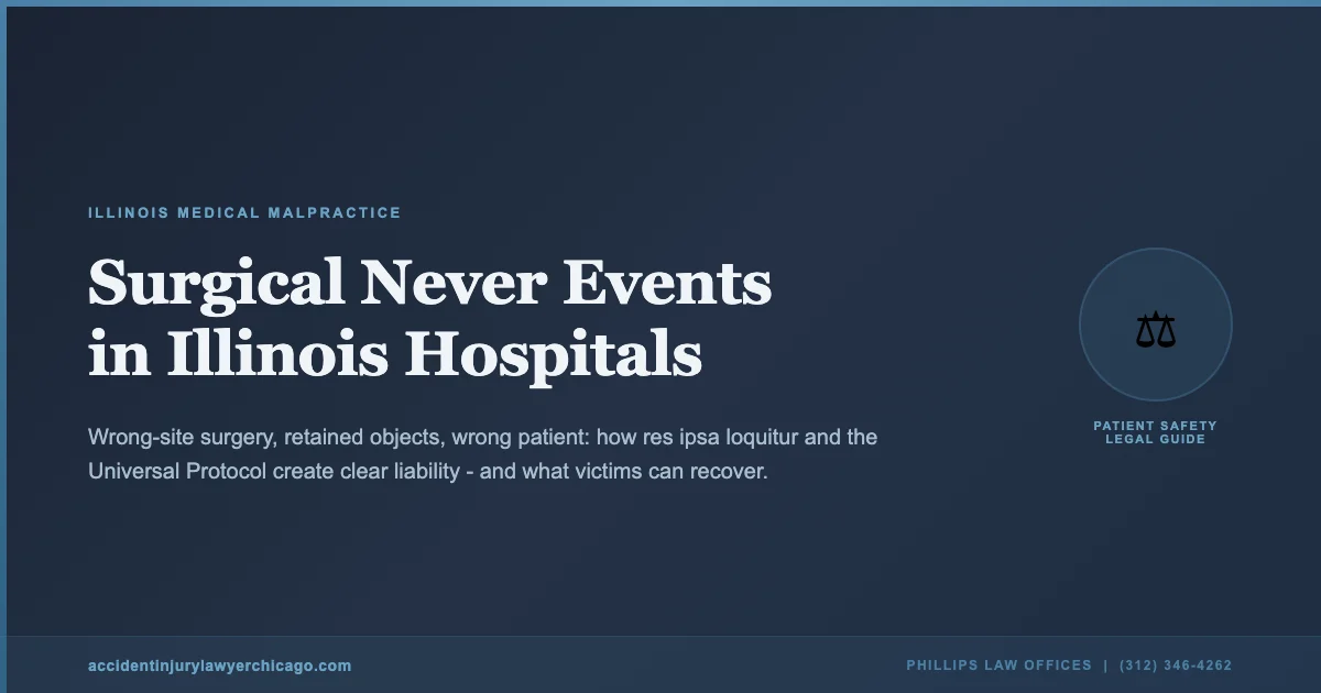 Surgical Never Events in Illinois Hospitals