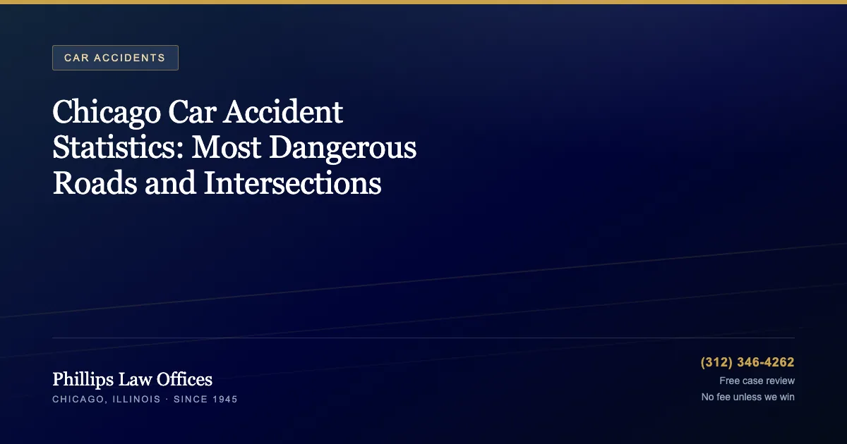 Phillips Law Offices guide: Chicago Car Accident Statistics: Most Dangerous Roads and Intersections