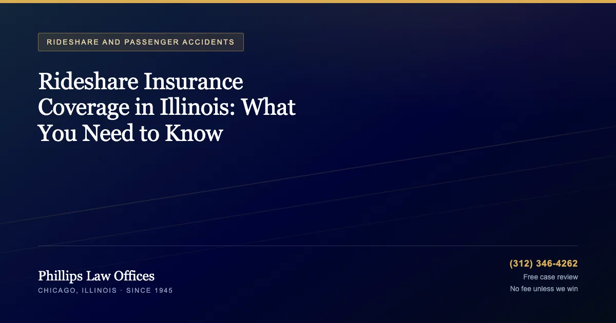 Rideshare Insurance Coverage in Illinois: What You Need to Know