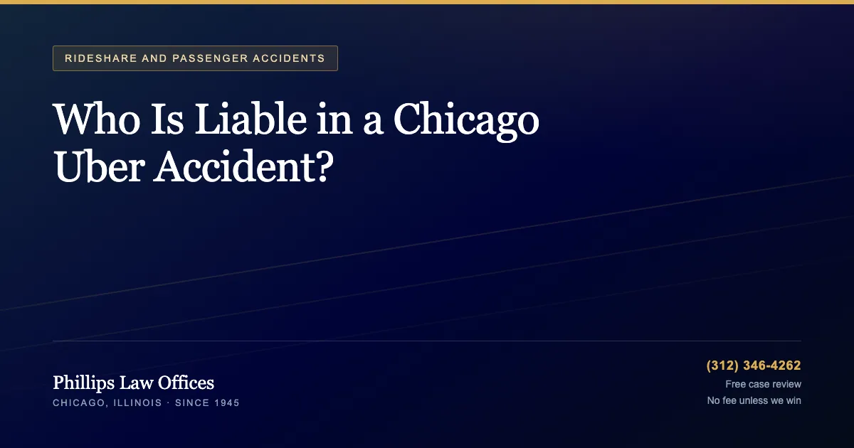 Who Is Liable in a Chicago Uber Accident?